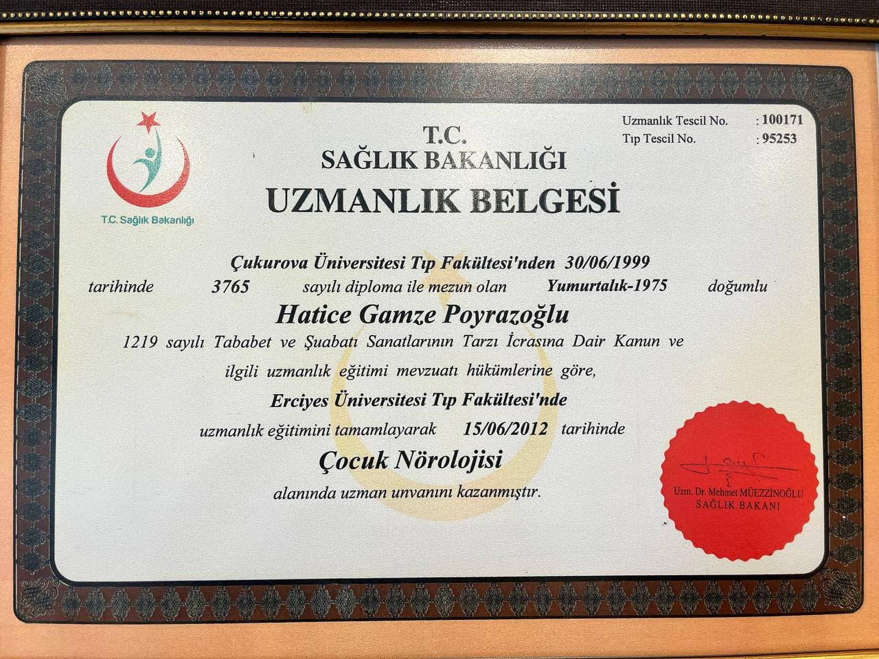 Uzmanlık Belgem